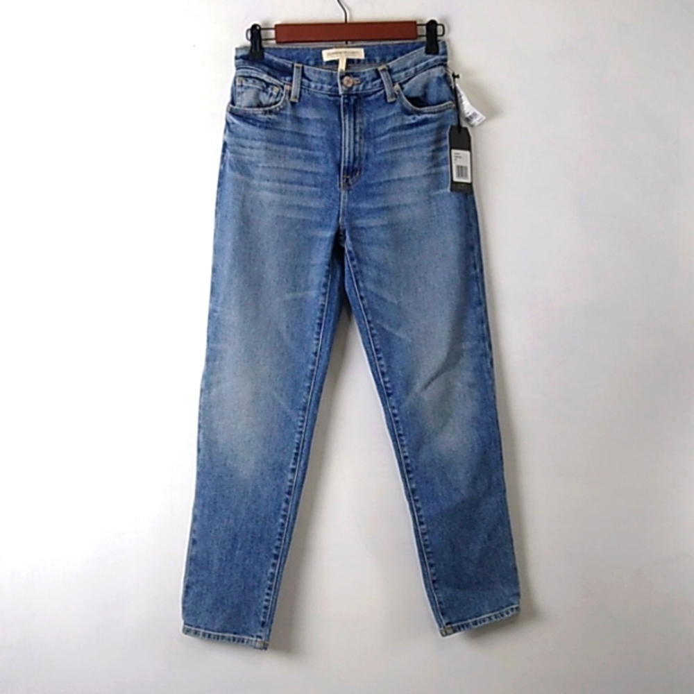Current Elliott The Mom Jeans Brea Straight Leg Jean NWT Sz 24 x 28 High waist